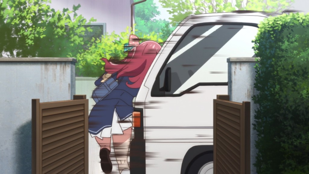 Sakura wird in Zombie Land Saga von einem Lastwagen angefahren