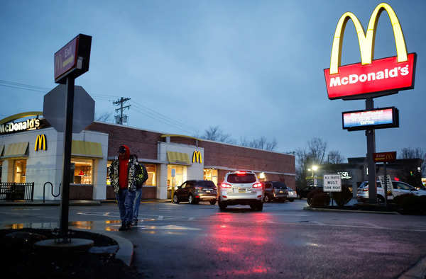 Ein Blick auf das McDonald's-Restaurant, in dem Luigi Mangione in Altoona, Pennsylvania, gefangen genommen wurde