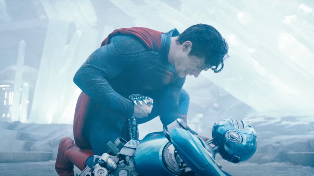 Superman und Kelex im Teaser-Trailer zu Superman (2025).