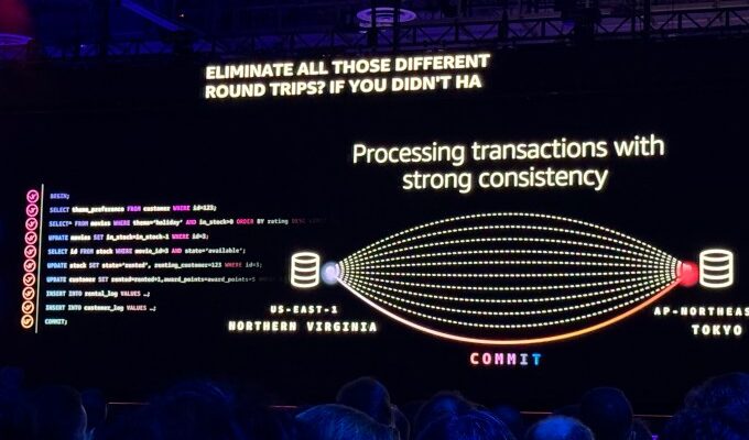 AWS kuendigt Aurora DSQL an eine neue verteilte SQL Datenbank die