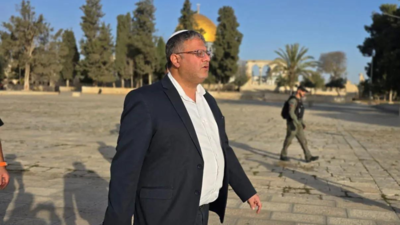 Al Aqsa Moschee Der israelische Sicherheitsminister betritt das Gelaende der Al Aqsa Moschee „im