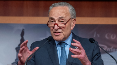 Chuck Schumer US Senator Chuck Schumer weicht Fragen zu Joe Bidens