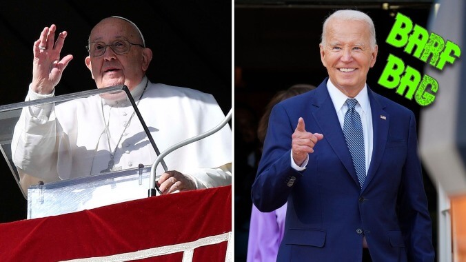 Der bedauernde Joe Biden bittet den Papst um Trost