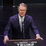 Der gewaehlte US Praesident Donald Trump waehlt David Perdue zum Botschafter