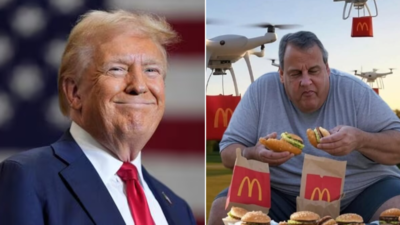 Donald Trump trollt Gouverneur Chris Christie mit dem Meme „Drone