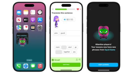Duolingo arbeitet mit Netflix zusammen um Fans von „Squid Game
