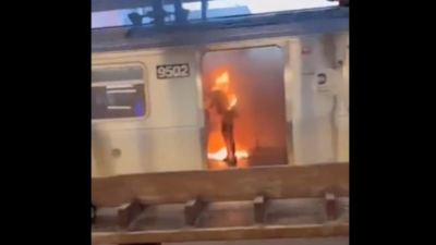 Frau bei lebendigem Leibe in New Yorker U Bahn verbrannt „Oh