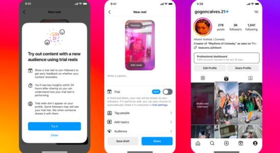 Instagram fuehrt „Probe Reels ein die den Followern eines Erstellers nicht
