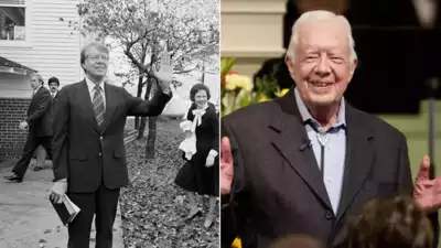 Jimmy Carter der langlebigste amerikanische Praesident stirbt im Alter von