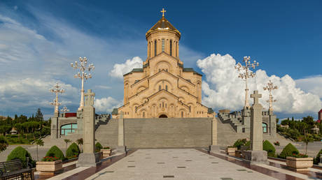 Kirche kritisiert Aufruf des georgischen Praesidenten an Schulen Proteste zu