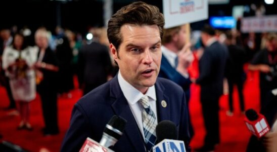 Matt Gaetz versucht dem verdammten Ethikbericht einen Schritt voraus zu