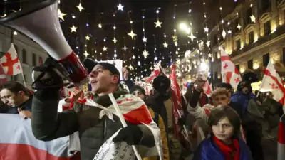 Politische Krise in Georgien Georgien steht vor der Amtseinfuehrung des