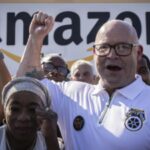 Streik der Amazon Arbeiter Teamsters sagen dass Amazon Arbeiter in mehreren Einrichtungen