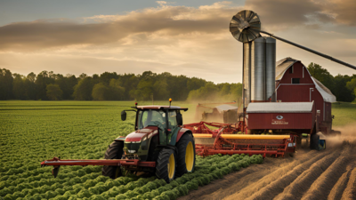 Treiben sinkende Erntepreise US amerikanische Landwirte in eine Rezession