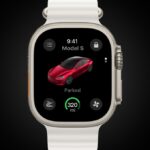 Zu den Tesla Updates gehoeren die Apple Watch App und ein Furzstreich