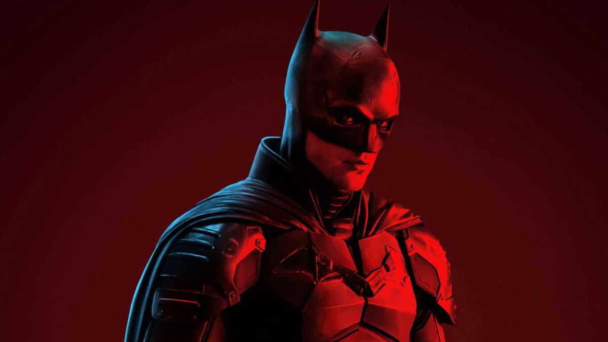 Robert Pattinson als Batman in einem Werbefoto für The Batman