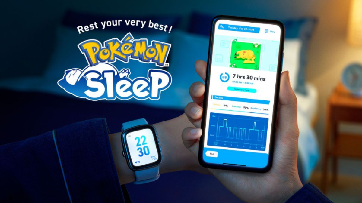 Ankündigung zur Kopplung der Pokemon Sleep Smartwatch