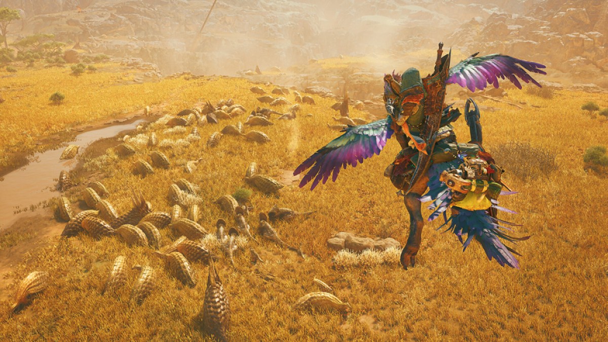 Monster Hunter Wilds – Gleiten mit einem Seikret