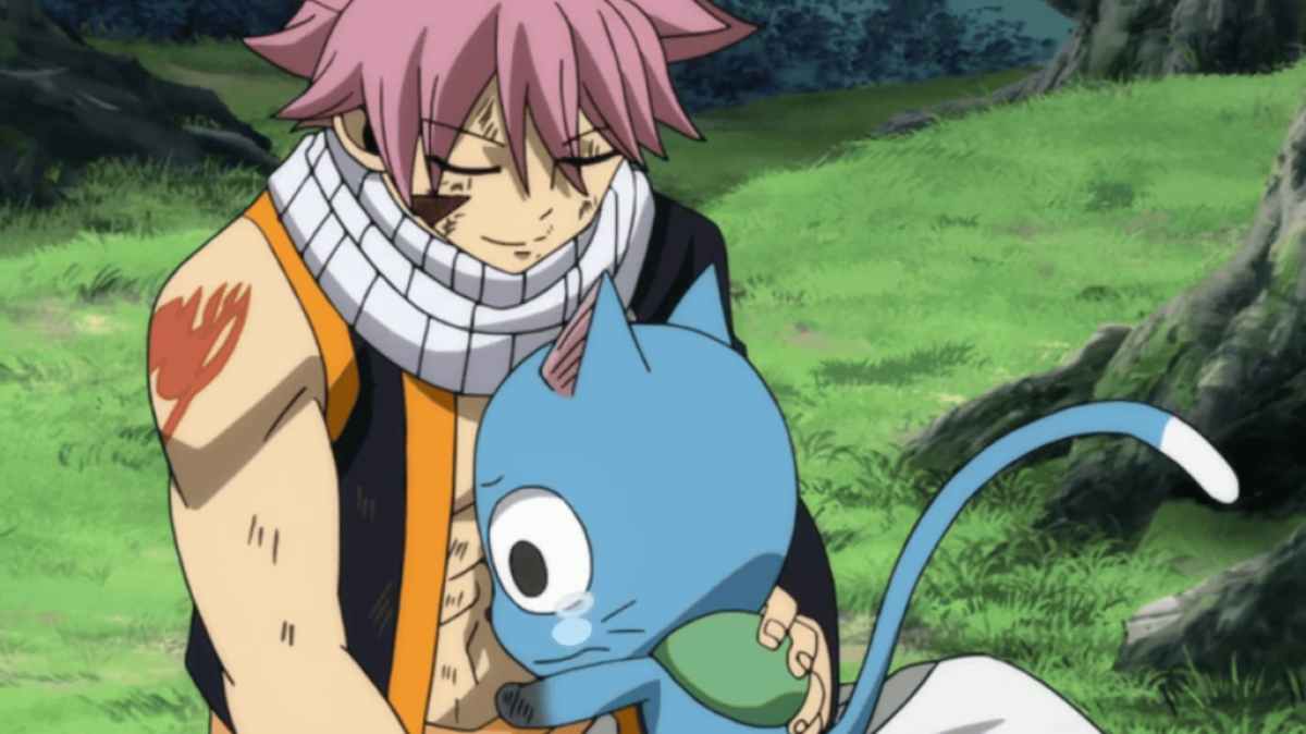 Natsu und Happy Anime Freundschaft