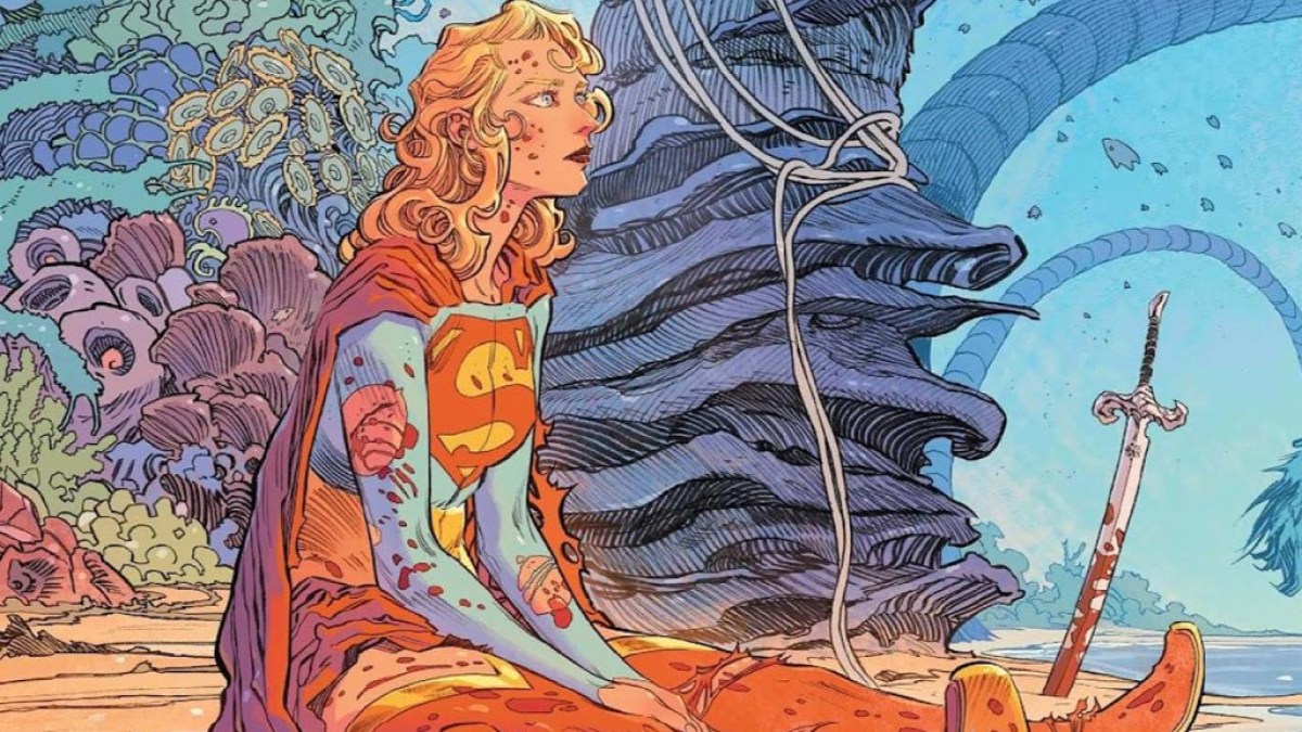 Kruppierte Cover -Kunst für Supergirl: Frau von morgen #8 von Bilquis Evely