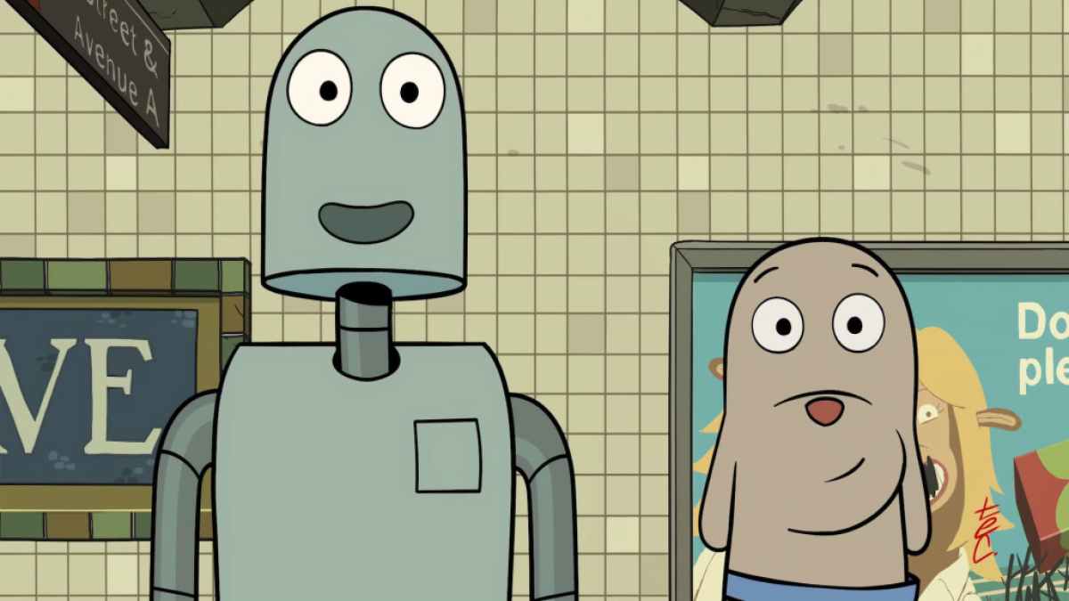 Ein Screenshot aus dem Animationsfilm -Roboterträumen