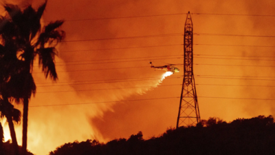 Der Brandschaden in Los Angeles duerfte der groesste versicherte Waldbrandschaden