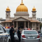 Die US Behoerden fuehren Schecks in Gurdwaras in New York