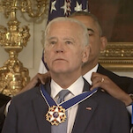 Die letzten Preistraeger der Medal of Freedom von Praesident Joe