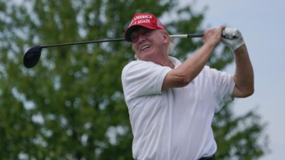 Donald Trump Golf Exklusive Fotos zeigen wie Donald Trump Stunden