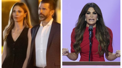 Donald Trump Jr Bettina Anderson und Kimberly Guilfoyle machen die