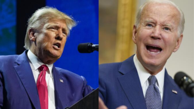 Donald Trump „Kein Wasser in Hydranten … Trump verpruegelt Biden