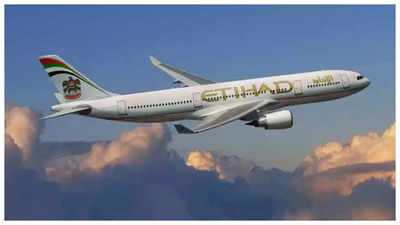 Etihad Airways Flug bricht Start am Flughafen Melbourne ab nachdem Reifen geplatzt