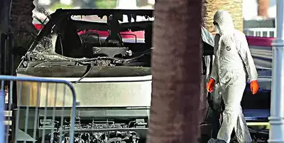 Haengen Tesla Truck Explosion in Las Vegas und Anschlag in New Orleans