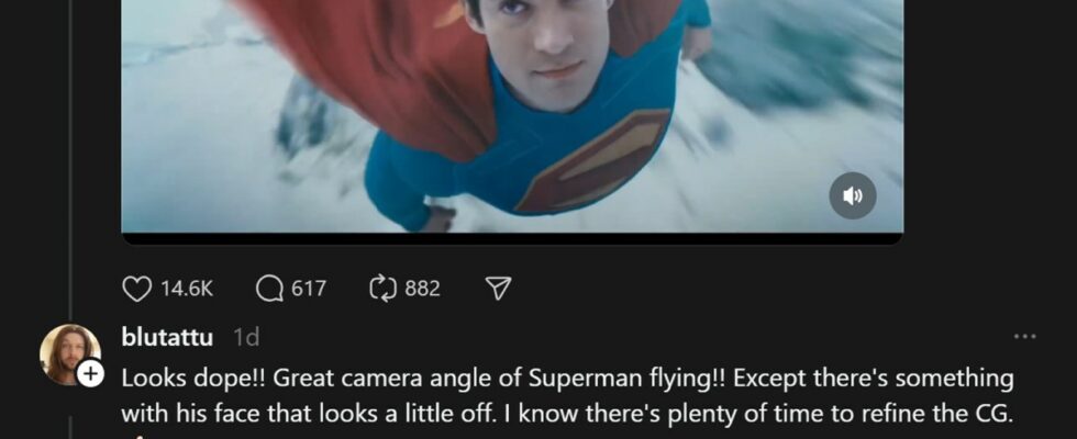 James Gunn reagiert auf Theory Superman Filmmaterial verwendete ein CGI