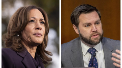 Kamala Harris Vizepraesidentin des Repraesentantenhauses JD Vance Kamala Harris ueberspringt