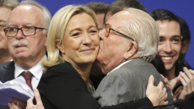 Marine Le Pen Die franzoesische rechtsextreme Fuehrerin Marine Le Pen