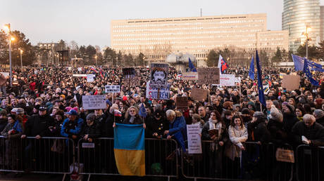 PM Punkte der EU Nation bei Kiew ueber regierungsfeindliche Proteste World