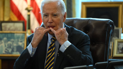 Praesident Joe Biden „Whoa hey ich werde reden … Biden