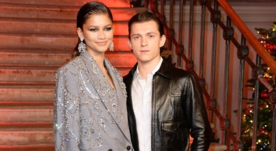 Tom Holland scheint aufgeregt ein traditioneller Vater zu sein