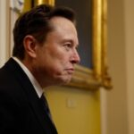 Traurig Elon Musk bekommt ein Bullshit Buero fuer seinen Bullshit Job in