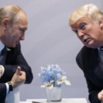 Warten auf Signale Vladimir Putin ist bereit mit US Praesident