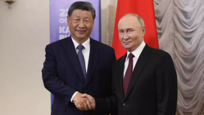 Xi Jinping und Wladimir Putin halten ein Videotreffen ab um