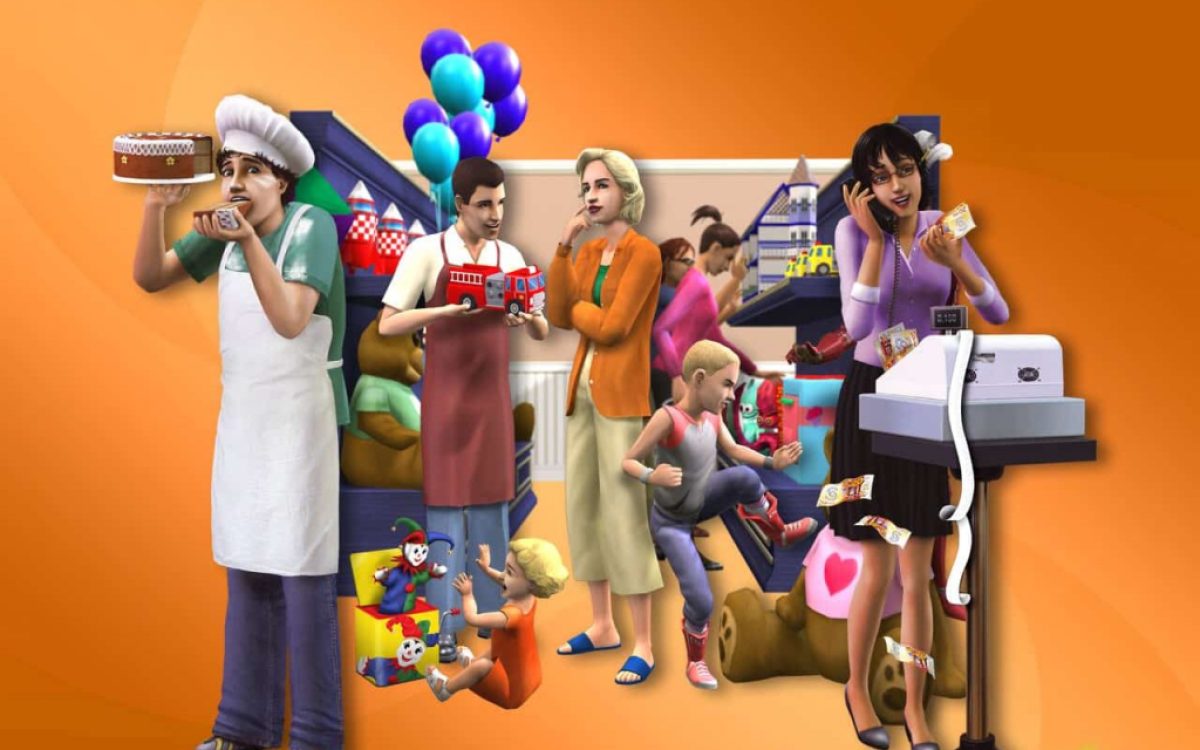 Promo Art für die Sims 2 Open for Business Expansion Pack