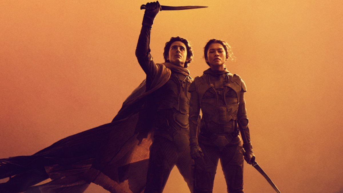 Paul und Chani in Dune: Teil zwei. Dieses Bild ist Teil eines Artikels darüber, ob es in Dune: Teil zwei eine Post-Credits-Szene gibt.