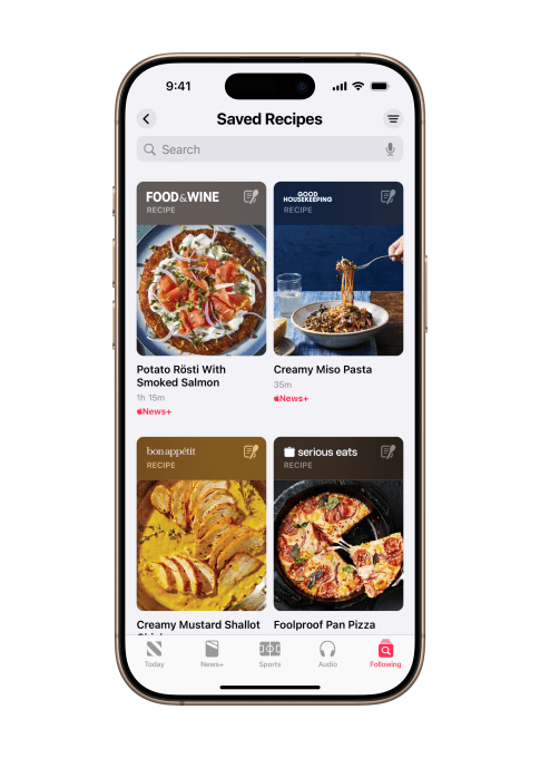 1740188144 531 Apple nimmt Rezept Apps mit Apple News Food an