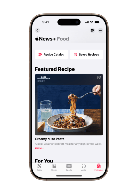 1740188144 682 Apple nimmt Rezept Apps mit Apple News Food an