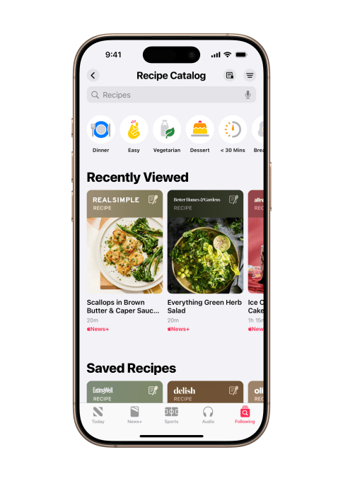 1740188144 859 Apple nimmt Rezept Apps mit Apple News Food an