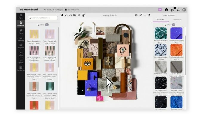 3D Mood Board und Marketplace Mattoboard holt 2 Millionen US