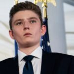 Barron Trump Der Praesident der Republikaner des NYU College tritt