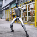 Beobachten Sie wie Humanoid Roboter Kung Fu RT Unterhaltung